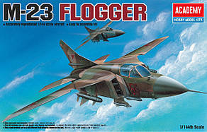 МіГ-23 "Flogger". Модель винищувача у масштабі 1/144. ACADEMY 12614