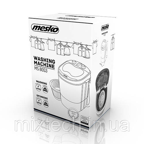 Туристическая стиральная машина Mesko MS 8053 450 Вт - фото 5 - id-p1812392377
