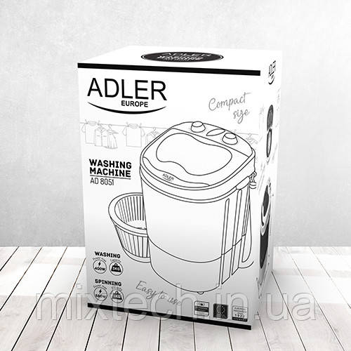 Туристическая стиральная машина Adler AD 8051 400 Вт - фото 9 - id-p1812392378