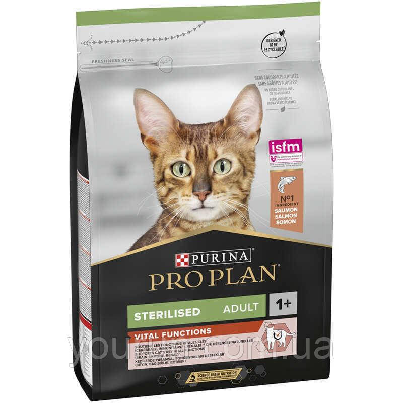 Purina Pro Plan (Про План) Sterilised Salmon - корм для кастрованих кішок (лосось) 10 кг