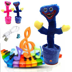 Іграшка повторюшка Хагі Вагі Кісі Місі інтерактивна з USB м'який монстр співаючий і танцюючий