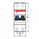 Диференціальний автомат ABB DSH201 C32 30mA, фото 2