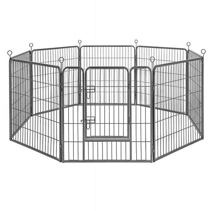 Металевий манеж для собак і цуценят вольєр для собак, висота 100 см, фото 1