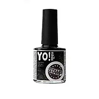 Фарба для стемпинга Yo!Nails STAMP №1, Чорна, 8 мл