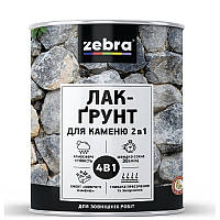 Лак-грунт для каменю 2в1 2,1л ТМ ZEBRA