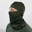 Легка дихаюча балаклава CoolMax підшоломник тактичний Олива, фото 5