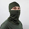 Легка дихаюча балаклава CoolMax підшоломник тактичний Олива, фото 3