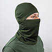 Легка дихаюча балаклава CoolMax підшоломник тактичний Олива, фото 6