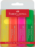 Набор маркеров текстовых Faber-Castell Textliner 46 Superfluorescent, 4 цвета, 154604