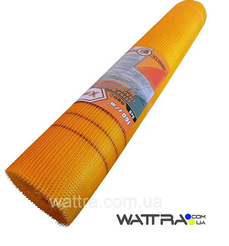 Сетка стеклотканевая Work's 160 г/м2 Оранжевая фасадная стеклосетка (ID ...