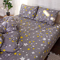 Комплект постельного белья Бязь Звёздное небо Полуторный размер 150х220
