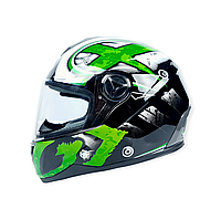 Шлем для мотоцикла Hel-Met 122 Green (зелёный) М