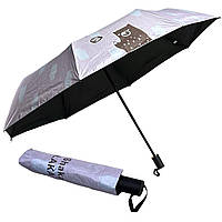 Парасолька механічна складана Shaka Laka (ведмідь) + чохол (М172) рожева 27см/Д:105см/325г, Парасоля з ведмедем