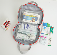 Органайзер-сумка для ліків "STANDART MAXI". Розмір 24х17х8 см. Червона, фото 2