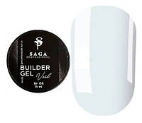 Гель для наращивания SAGA professional Builder Gel Veil 06 (прозрачный), 15 мл