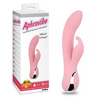 Мультискоростной вибратор нежно розового цвета Chisa Intimate G Rabbit Папайя