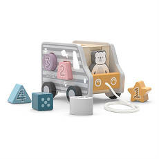 Дерев'яна каталка-сортер Viga Toys PolarB Вантажівка (44041), фото 4