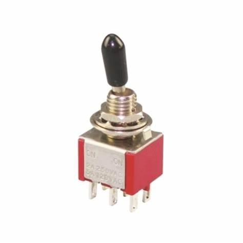 Тумблер Daier KNX-1-D1, 3Pin, ON-ON, solder terminal, with rubber cover