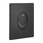 Кнопка зливу для інсталяції GROHE подвійна матована чорна 163370 38505KF0, фото 3