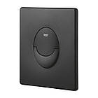 Кнопка зливу для інсталяції GROHE подвійна матована чорна 163370 38505KF0, фото 4