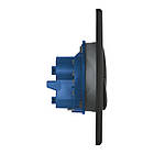 Кнопка зливу для інсталяції GROHE подвійна матована чорна 163370 38505KF0, фото 5