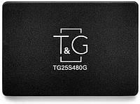 Накопитель твердотельный SSD 480GB T&G 2.5" SATAIII 3D TLC (TG25S480G)