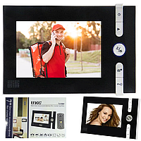 Видеодомофон в квартиру со звонком 7 , UKC JS 715 / Домофон с встроенной памятью и цветным экраном