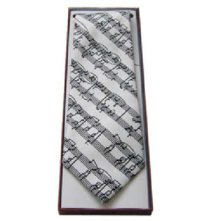 Музичний подарунок — краватка з нотами ME 11