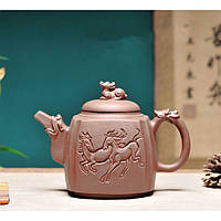 Чайник "Тяньцзяо" коричневий 600мл.