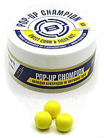 Бойлы Brain Champion Pop-Up Sweet Corn & Tiger Nut (кукуруза + тигровий орех) 10mm 34g