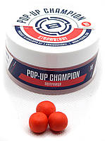 Бойлы Brain Champion Pop-Up Strawberry (клубника) 10mm 34g