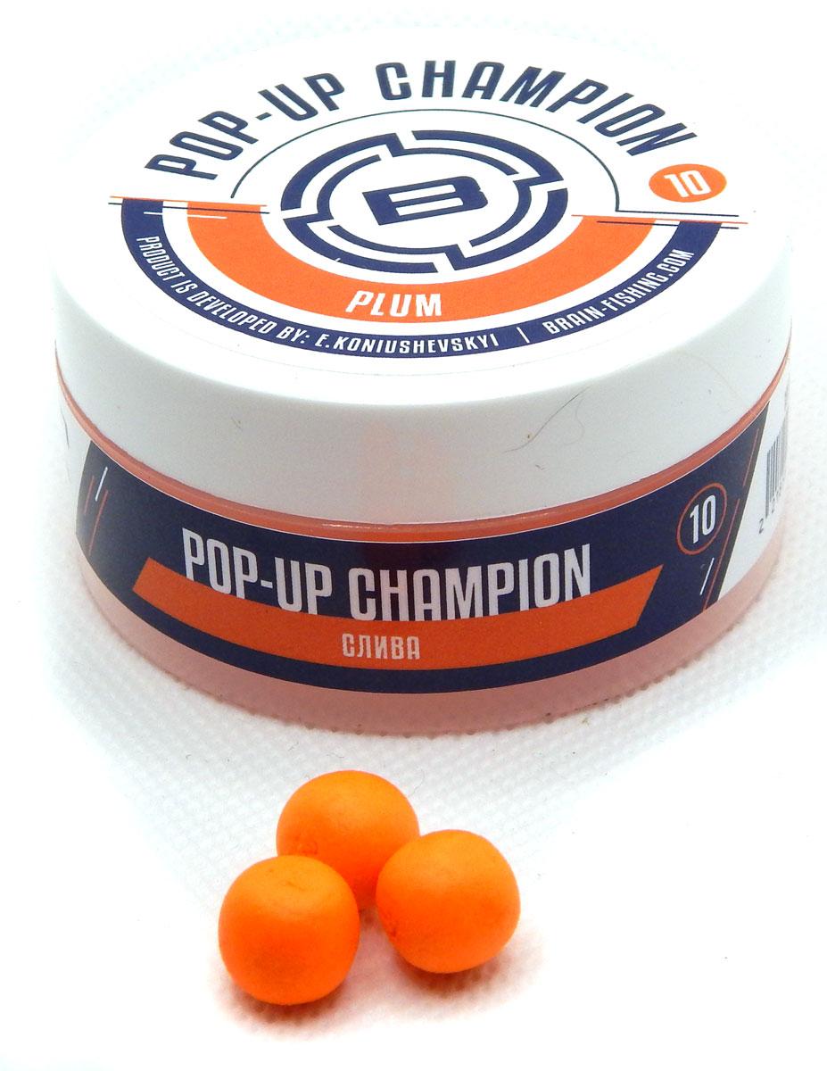 Бойли Brain Champion Pop-Up Plum (слива) 6mm 34g, фото 1