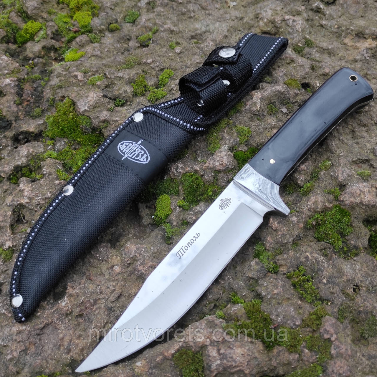 Ніж нескладной Вітязь Тополя, 40х13, нейлон, +paracord