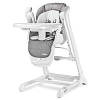 Кресло-качалка + стульчик для кормления Caretero INDIGO Grey (серый)
