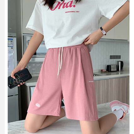 Шорти бермуди в рубчик Motte рожевий