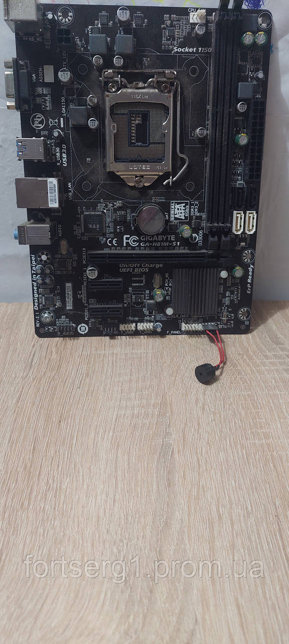 Материнская Плата Gigabyte GA-H81M-S1 Socket 1150 MicroATX 2x DDR3 ...