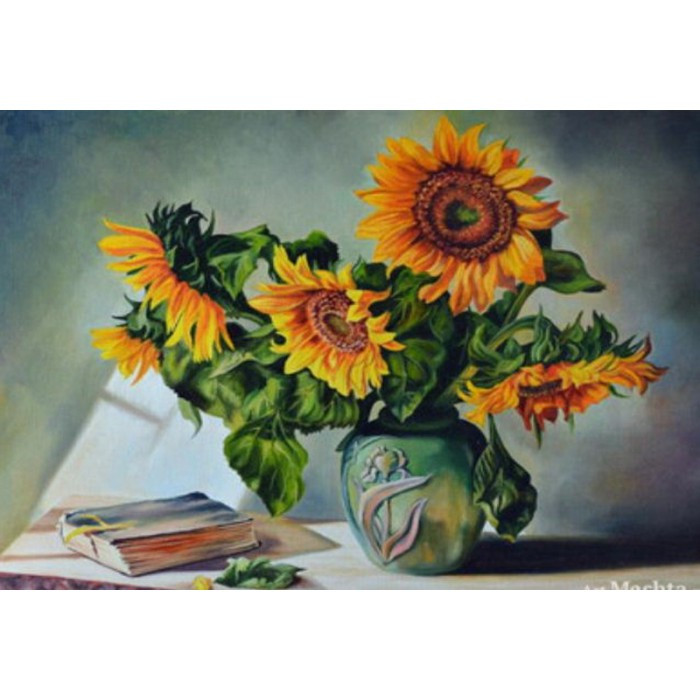 Картина за номерами 40х50 см DIY Соняшники (Y5290), фото 1
