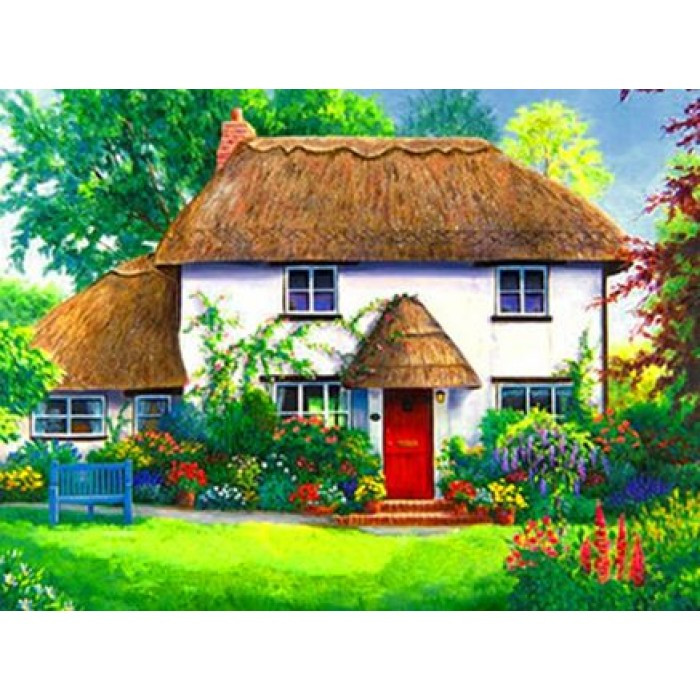 Картина за номерами 40х50 см DIY Сільський будиночок (EOTG6393), фото 1