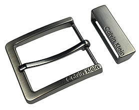 Ремінна пряжка з тренчем Calvin Klein #2 40мм М-24807 колір Темний-нікель