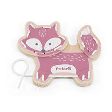 Дерев'яна шнурівка Viga Toys PolarB Звірята (44044), фото 2