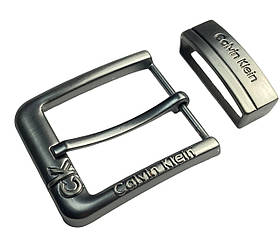 Ремінна пряжка з тренчем Calvin Klein #3 40мм М-24809 колір Темний-нікель