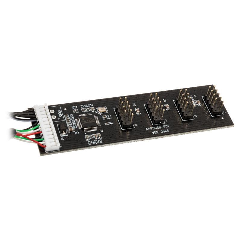 Kolink Карта концентратора USB 2.0, включно з кабелем USB і Molex довжиною 60 см