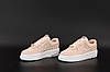Жіночі кросівки Nike Air Force Force 1 Pixel (Рожеві з Білим) Взуття Найк Аір Форс 1 Піксель повсякденні шкіра демісезон В'єтнам, фото 4