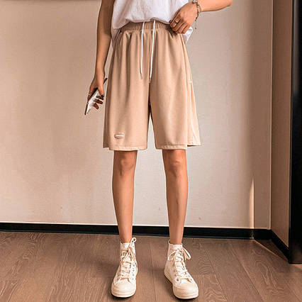 Шорти бермуди в рубчик Motte бежеві