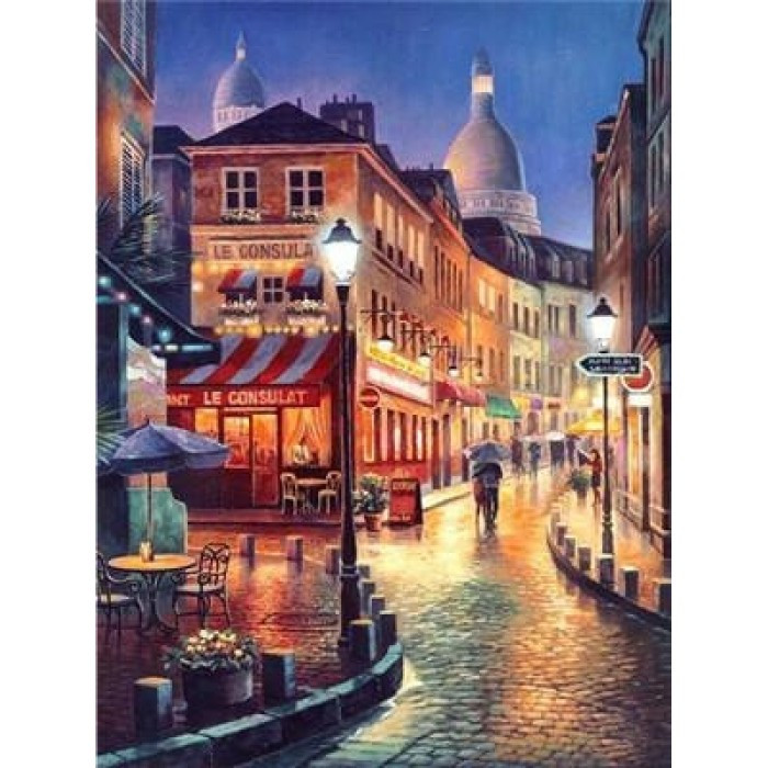 Картина за номерами 40х50 см DIY Вечірні вулиці (EPH9330), фото 1