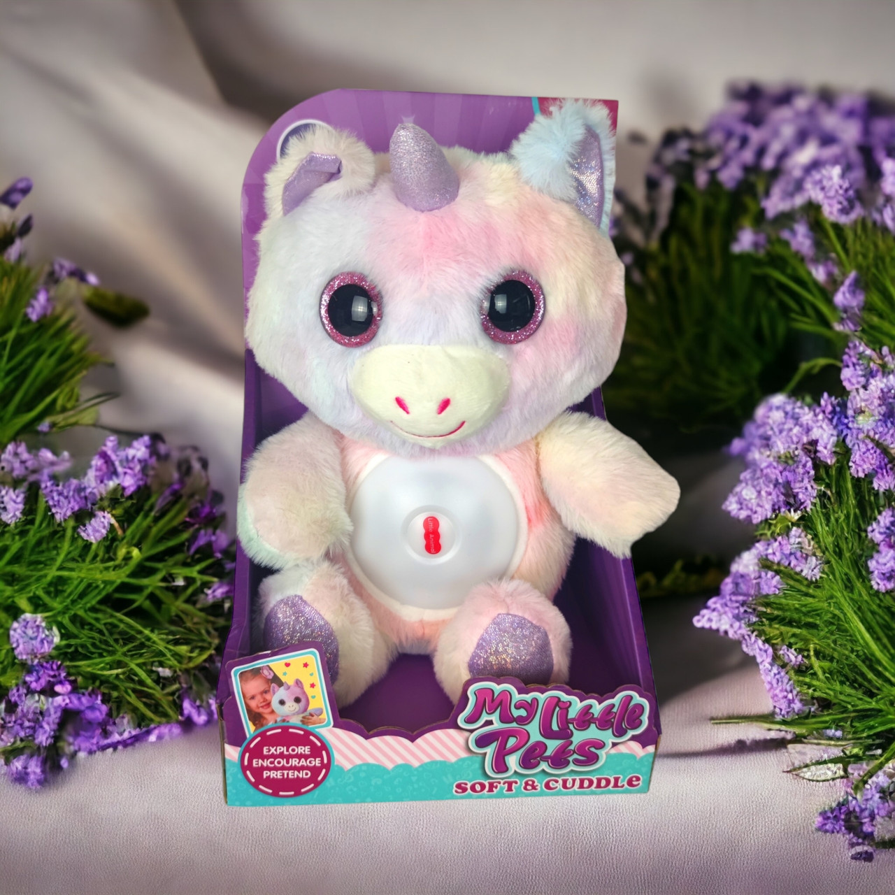 Іграшка нічник Поні одноріжка, лялька коник Єдиноріжка 28 см, м'якотіла, М'яка іграшка єдиноріг Поні рожева