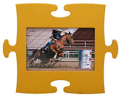 Оригінальні рамки для фото 10х15 см "Пазл" золото 