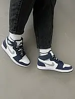 1 Retro Navy Blue/White