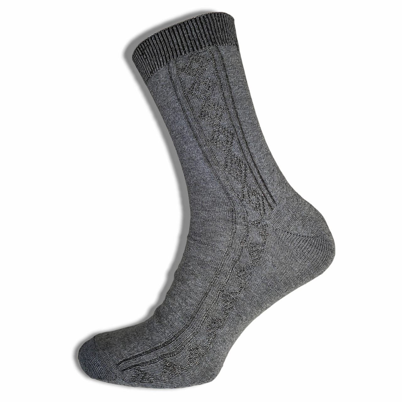 Шкарпетки чоловічі бавовняні високі класика сірі 43-44 Житомир Топ-Тап