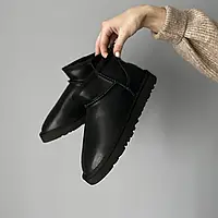 UGG Ultra Mini Black Leather